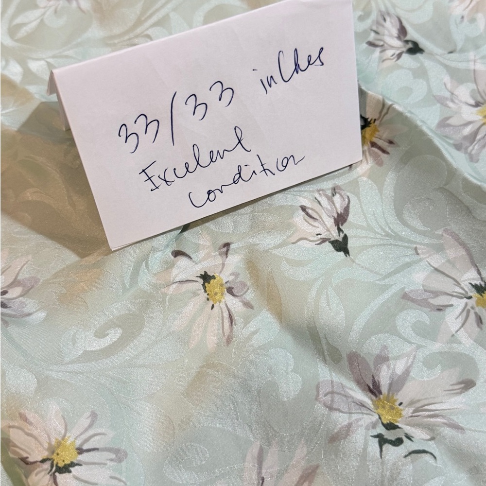 Floral #5 Women's Scarf - Cream and Yellow